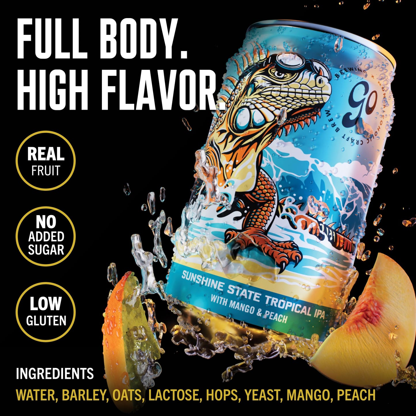 Go Brewing NA Beer, 12 Pack (12 oz)