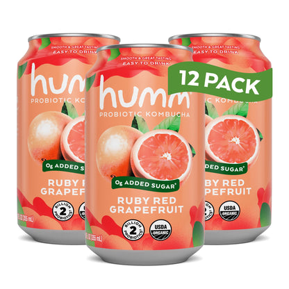 Humm Original Kombucha, Organic, Vegan & GMO Free