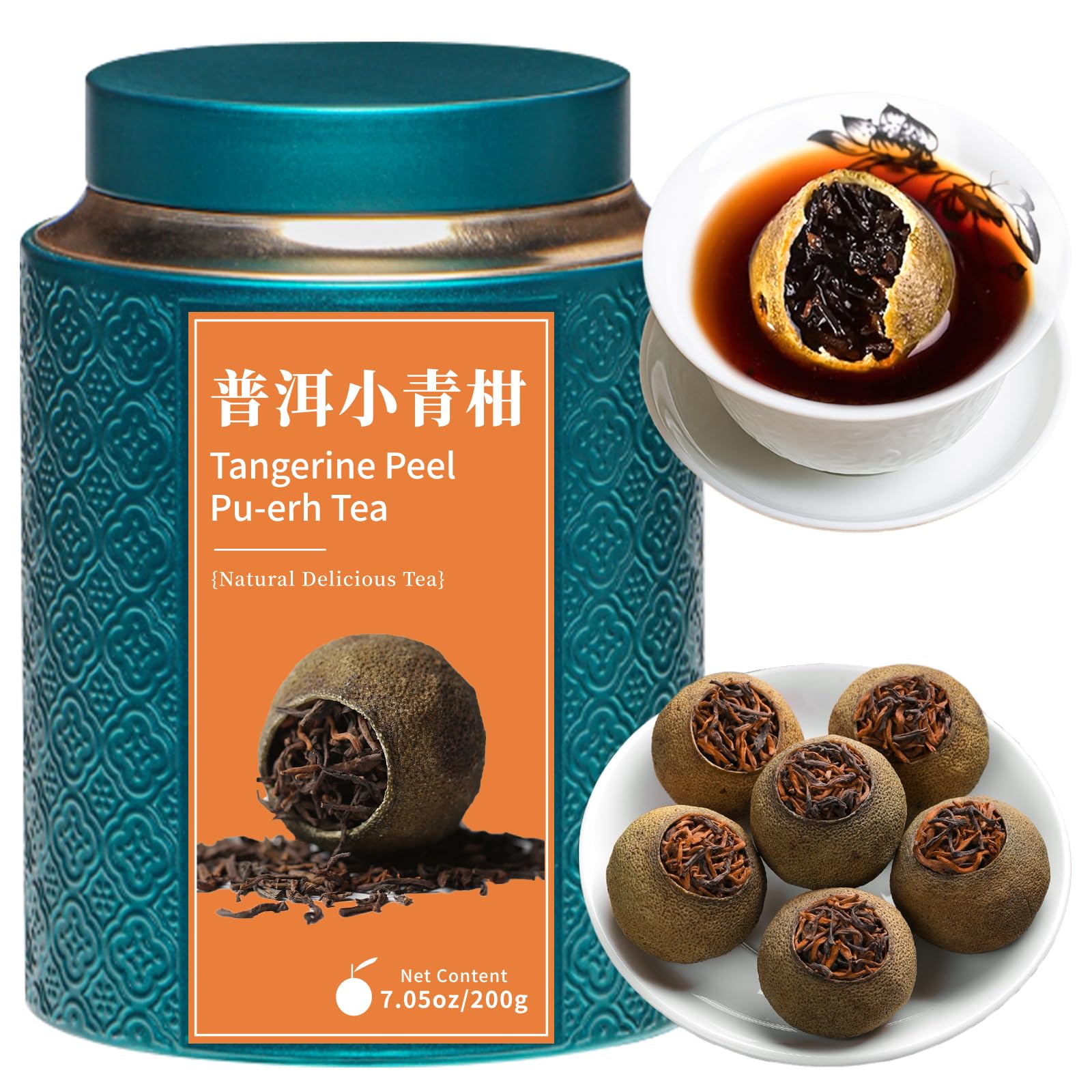 Tangerine Peel Pu-erh Tea with Citrus Aroma from Yunnan China