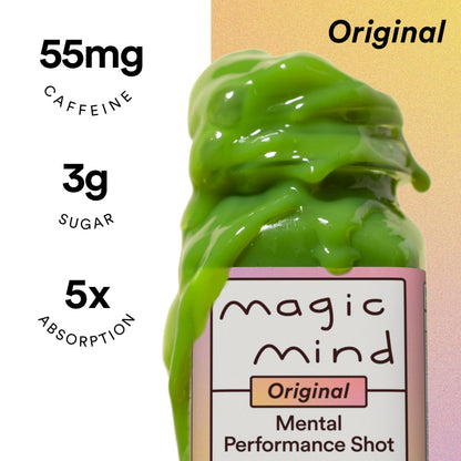 Focus Energy Drink Shots with Matcha, Adaptogens & Functional Mushrooms