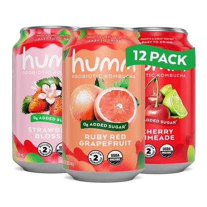 Humm Original Kombucha, Organic, Vegan & GMO Free