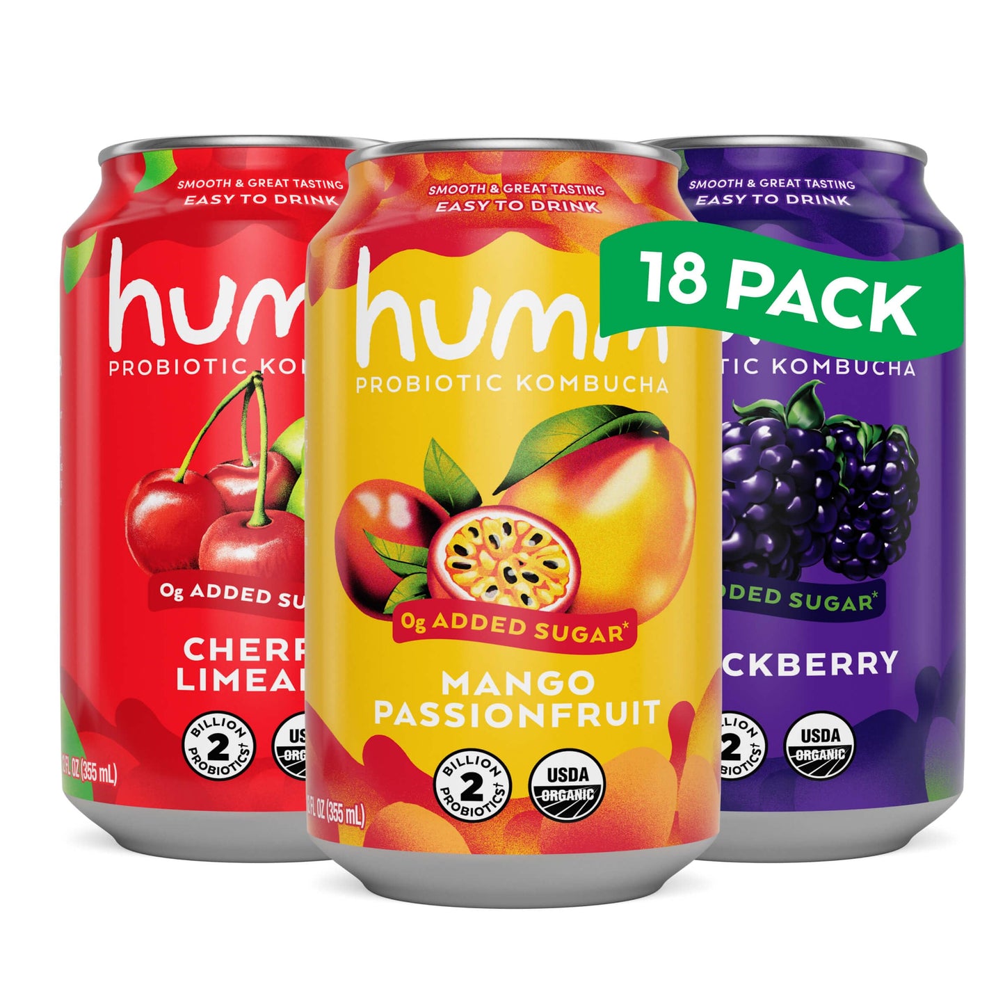 Humm Original Kombucha, Organic, Vegan & GMO Free