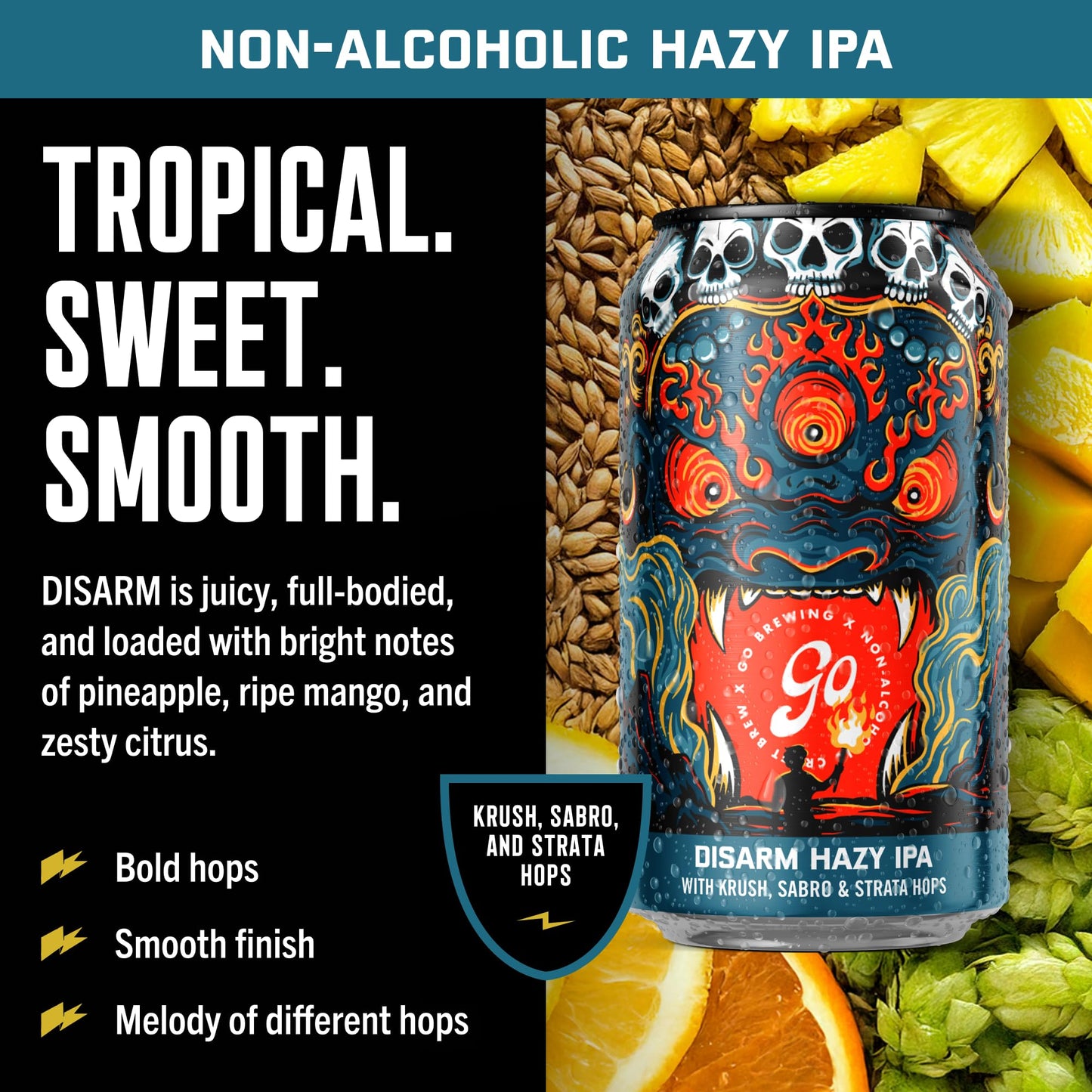 Go Brewing NA Beer, 12 Pack (12 oz)