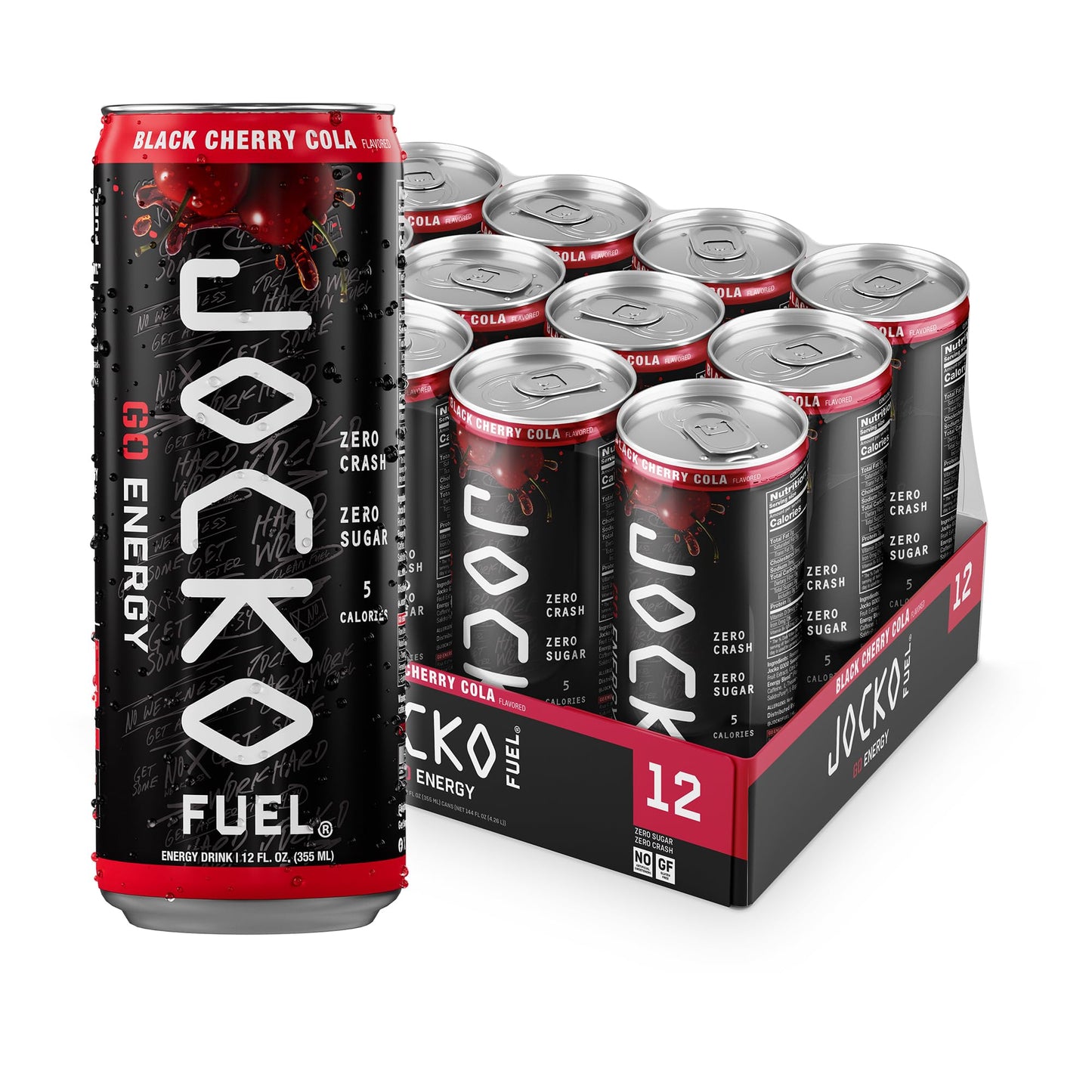 Sugar Free Energy Drink with Electrolytes and Focus Support Blend 12 Pack