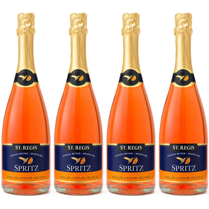 Non Alcoholic Orange Spritz Sparkling Drink with Fruity Citrus Flavor