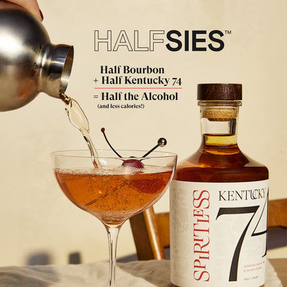 Non Alcoholic Bourbon Whiskey Alternative for Mocktails & Cocktails 750ml