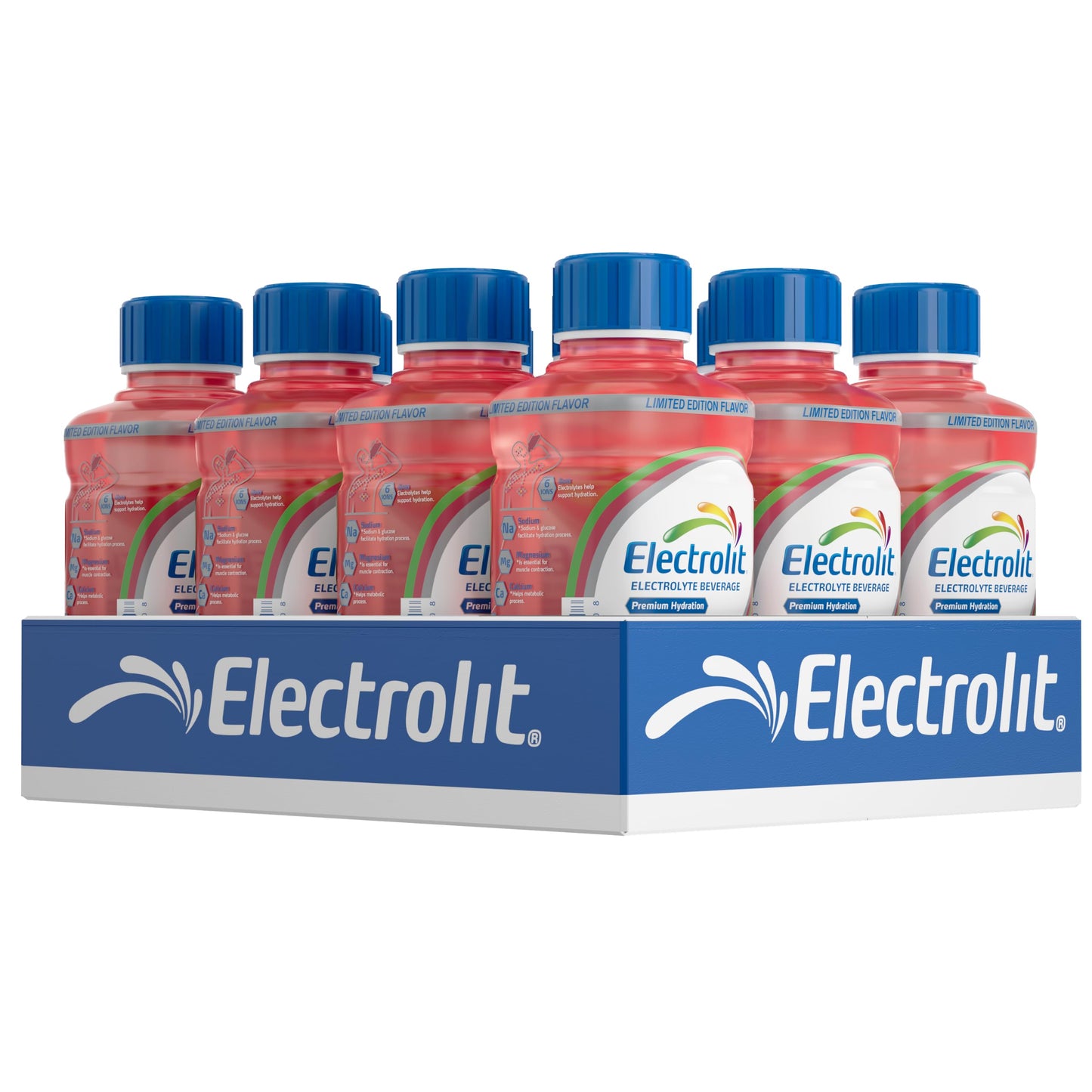 Premium Electrolyte Hydration Drink with Magnesium Potassium & Calcium 12 Pack