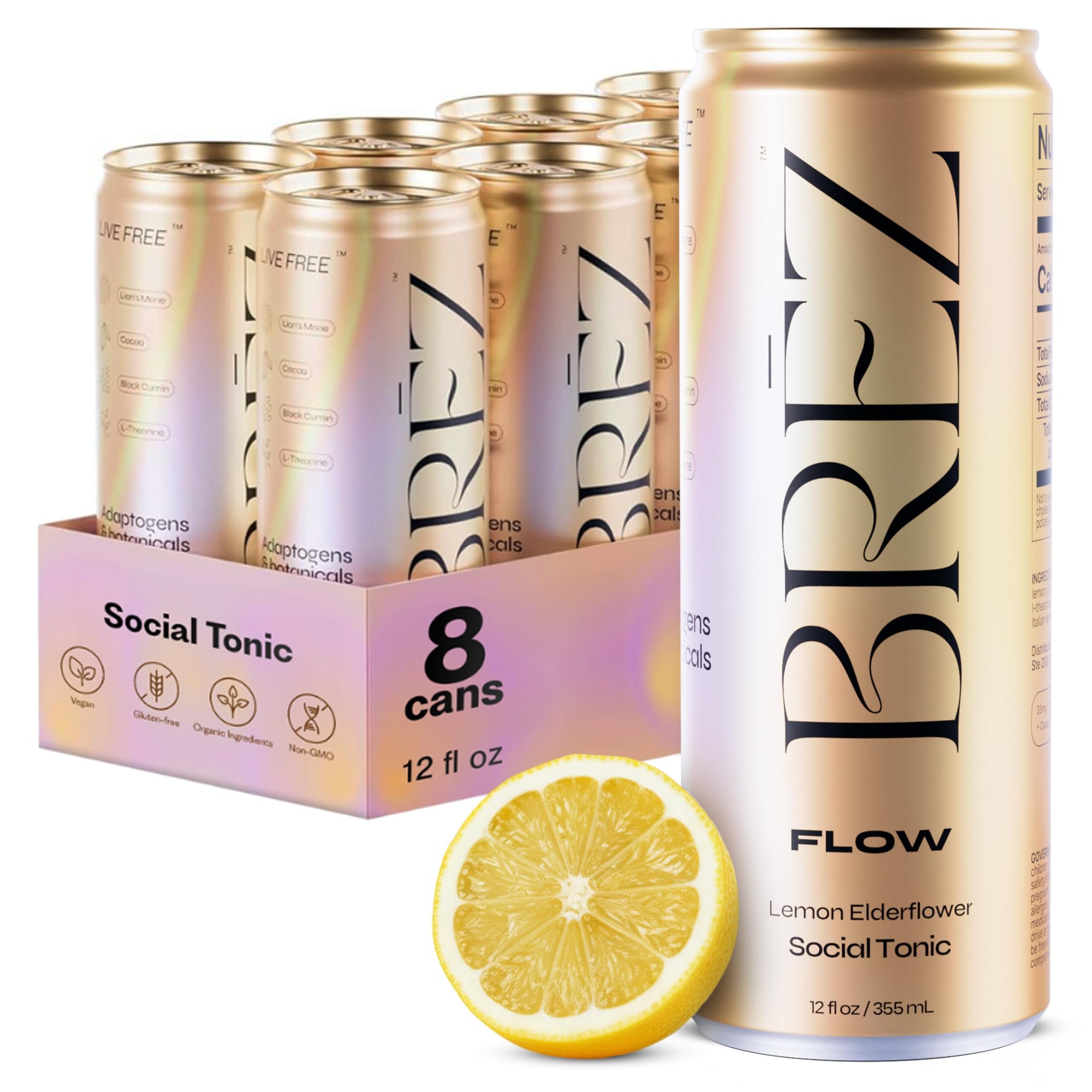 Lion's Mane Mushroom Drink with Adaptogens for Calm Focus & Mood Support