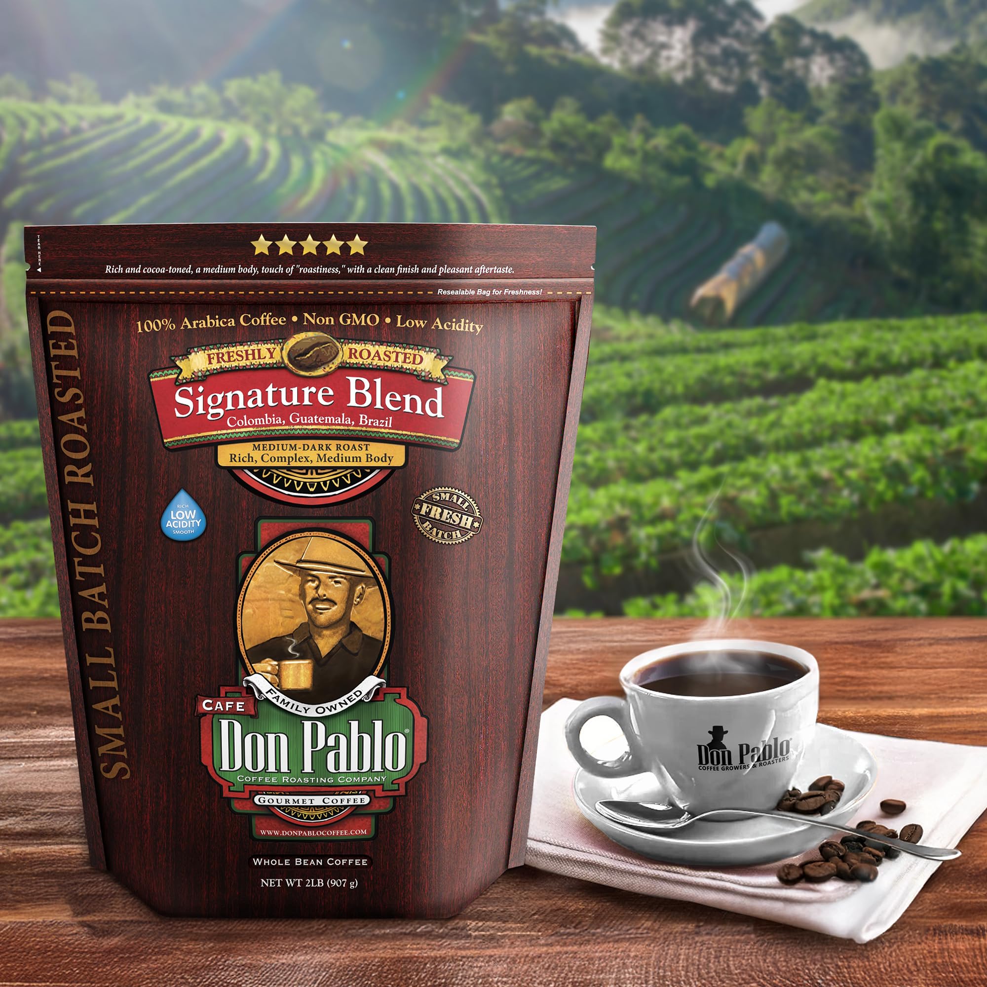 Signature Blend 100% Arabica Whole Bean Coffee Medium Roast