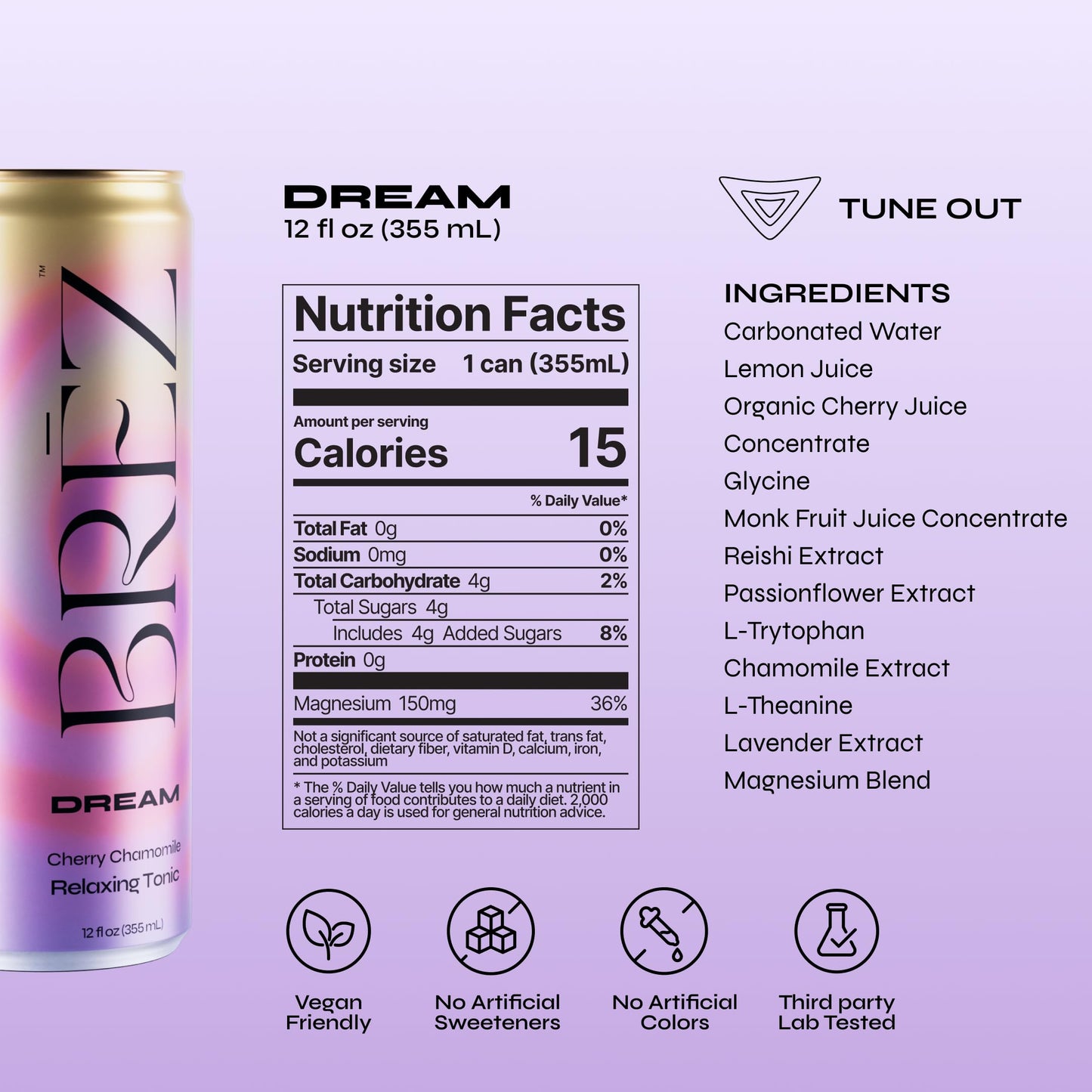 BRĒZ Dream Reishi Mushroom Drink