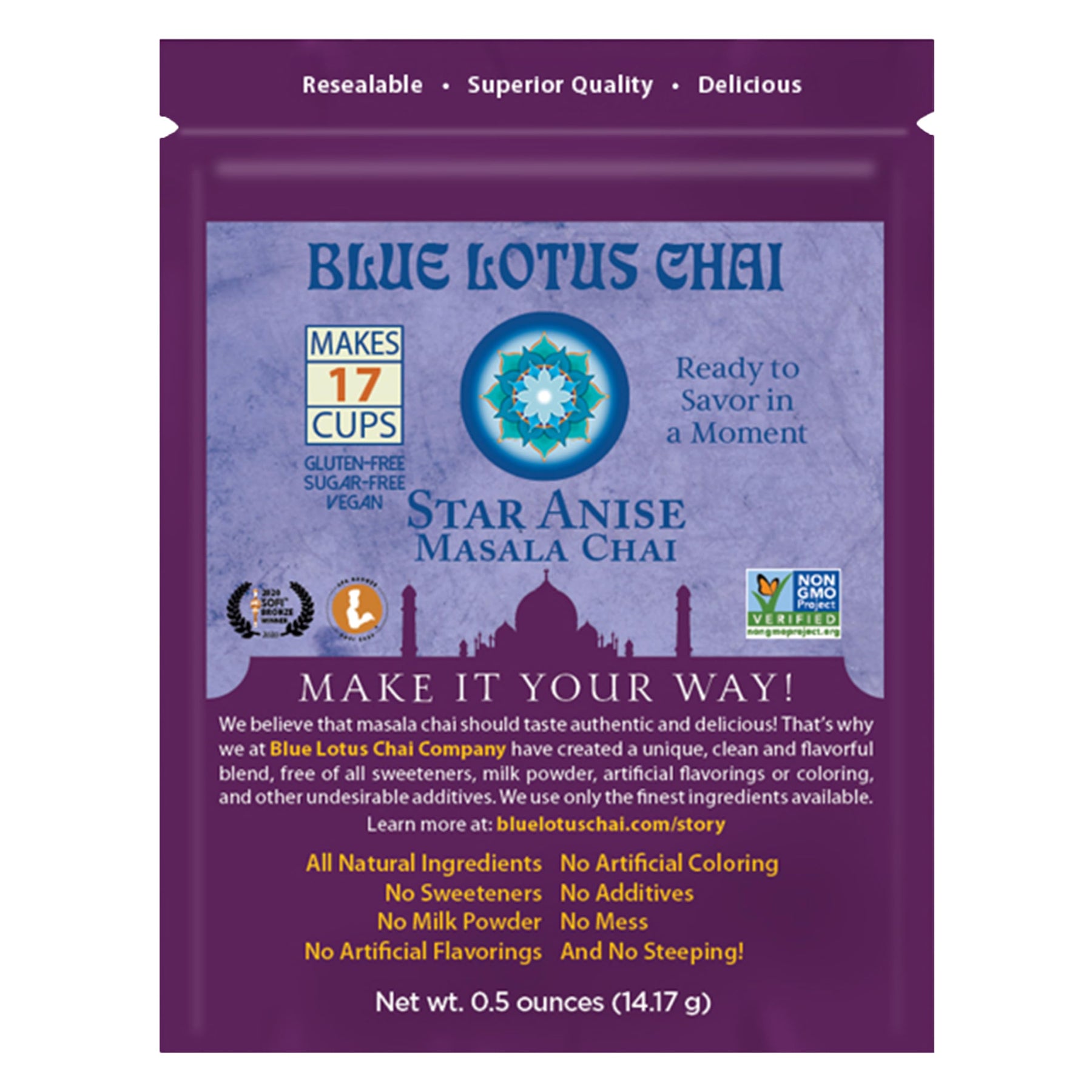 Blue Lotus Chai Star Anise Variations