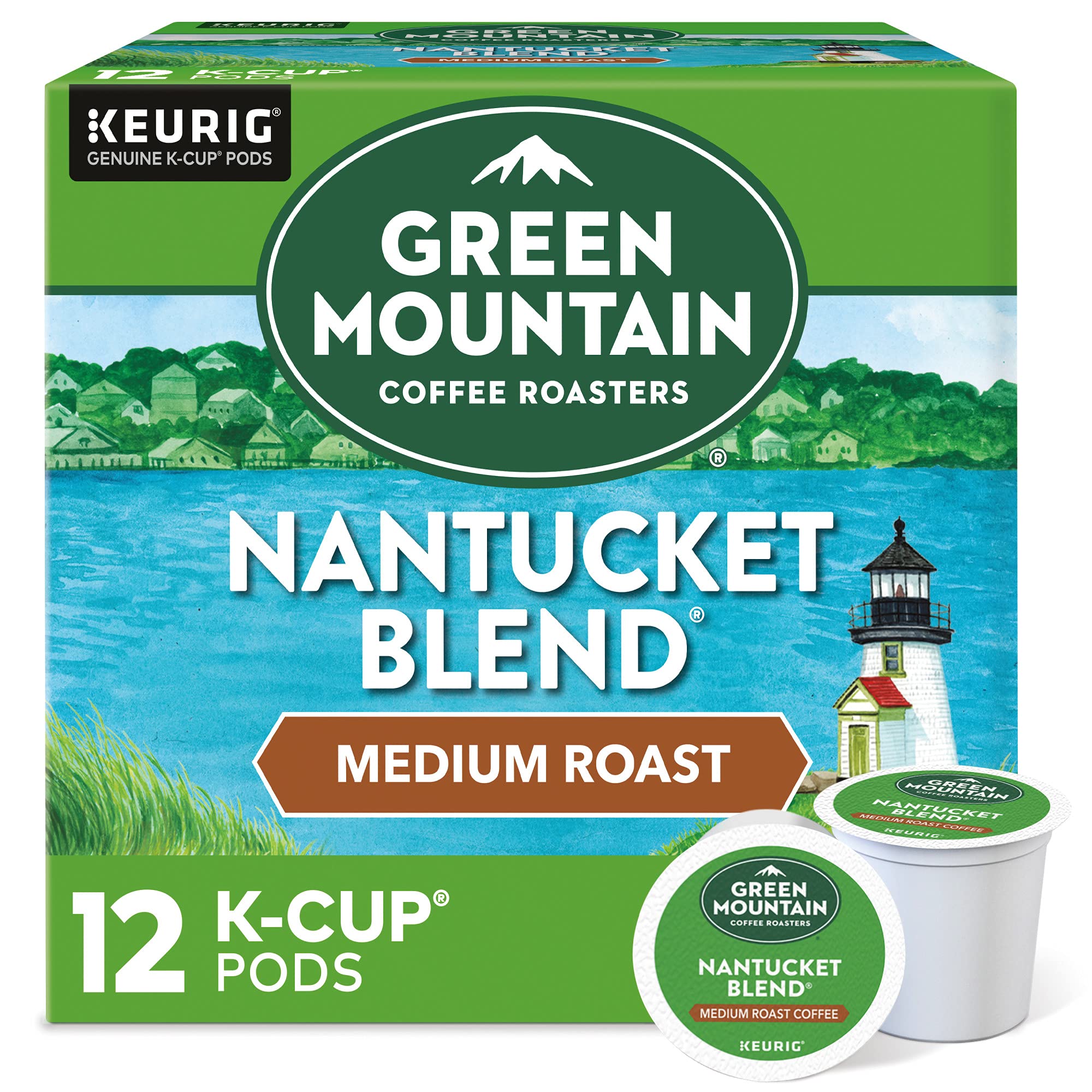 Nantucket Blend Medium Roast Single-Serve Coffee Pods 72 Count