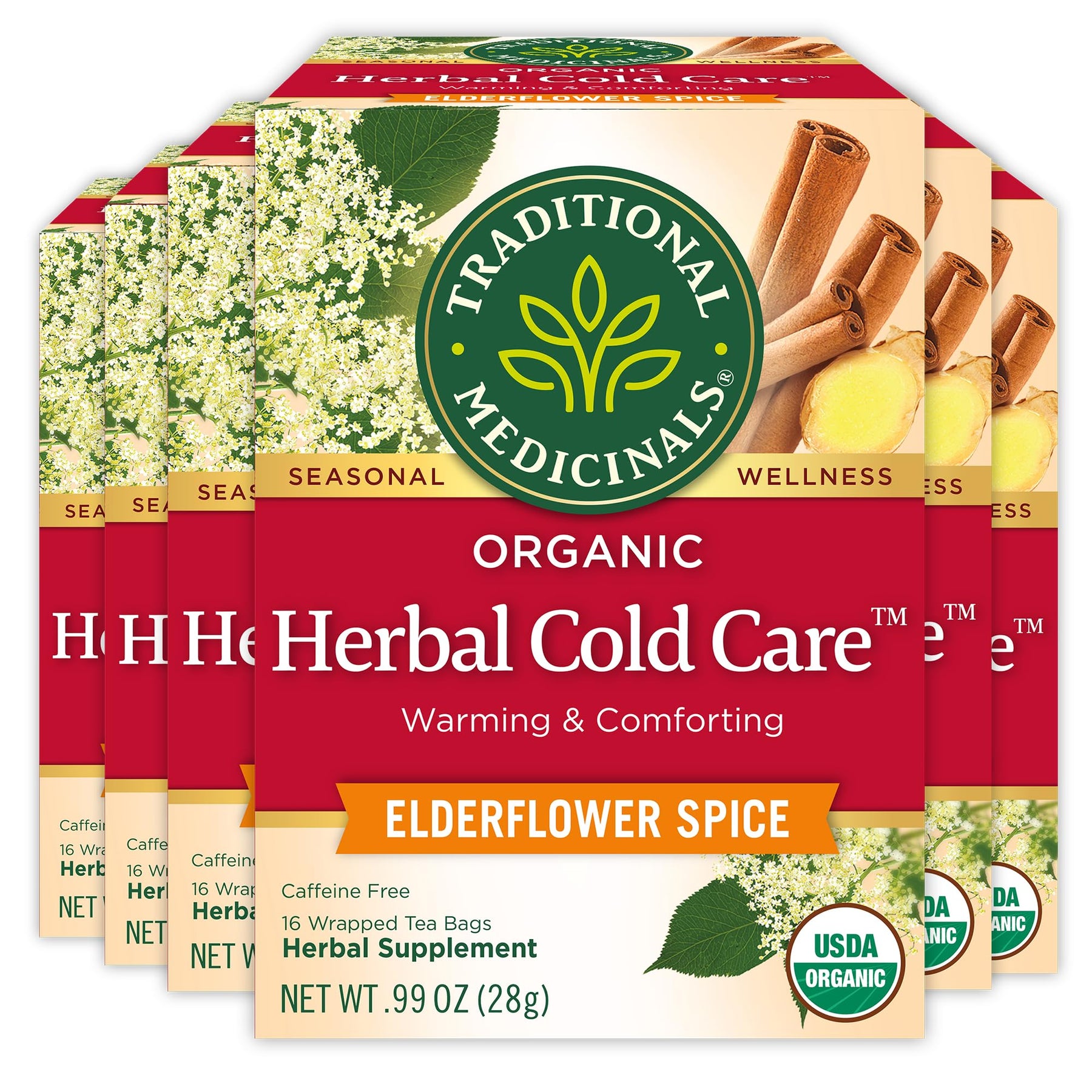Traditional Medicinals Organic Herbal Cold Care, 96 Tea Bags