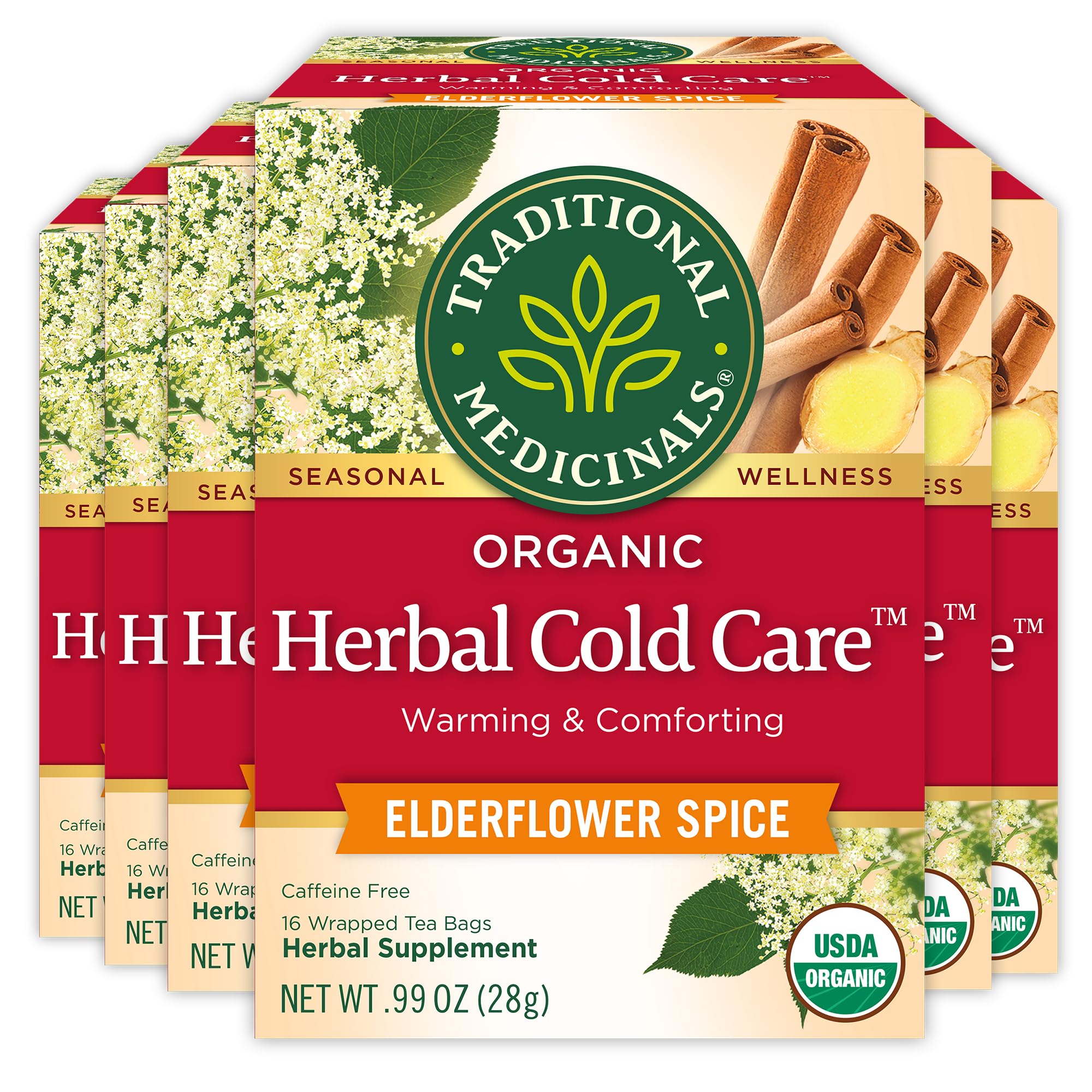 Traditional Medicinals Organic Herbal Cold Care, 96 Tea Bags