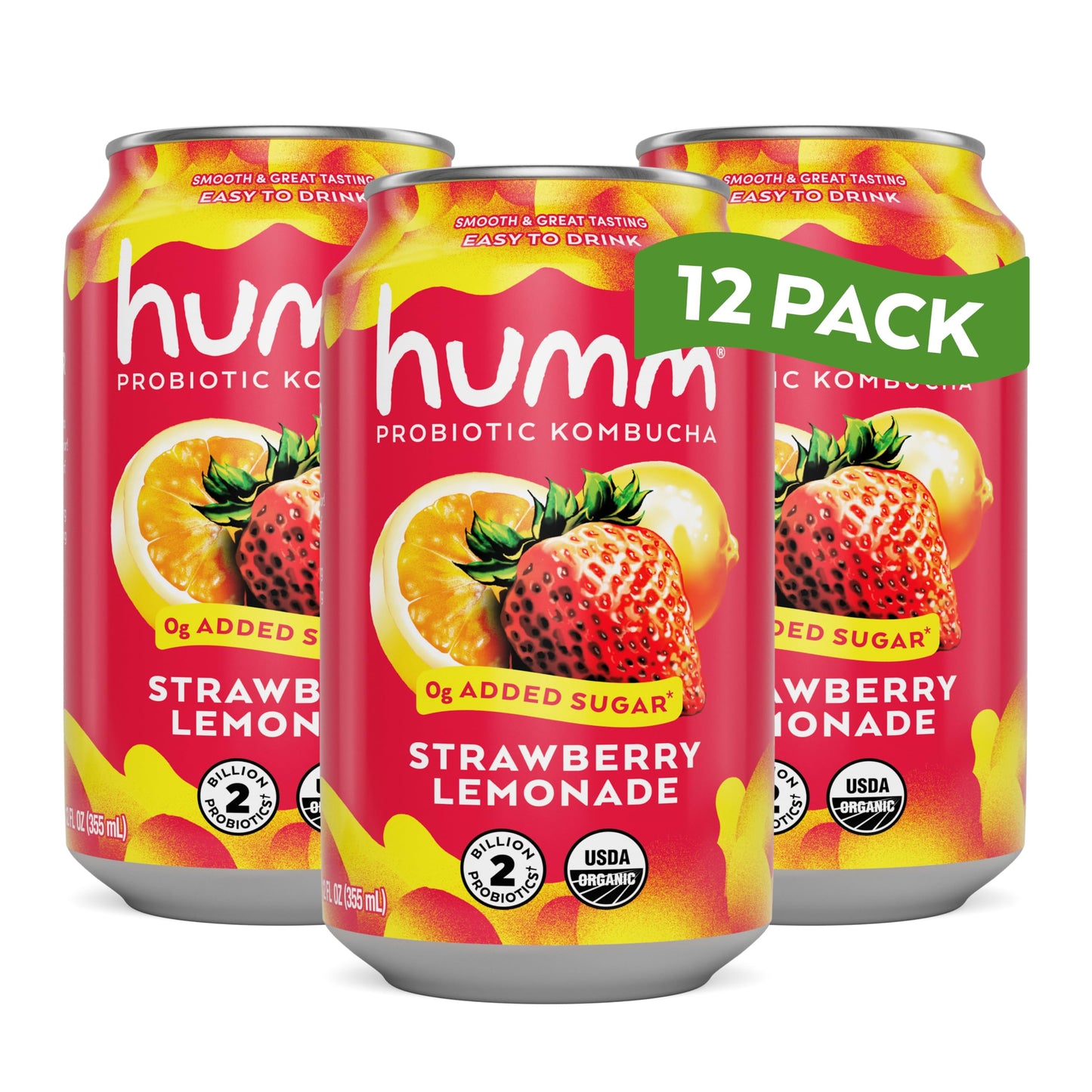 Humm Original Kombucha, Organic, Vegan & GMO Free
