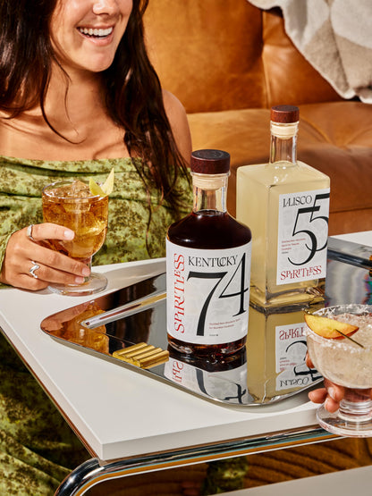 Non Alcoholic Bourbon Whiskey Alternative for Mocktails & Cocktails 750ml