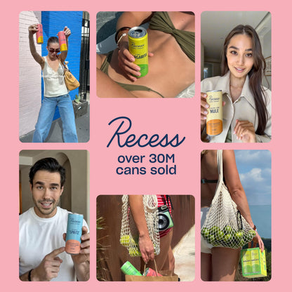 Recess Zero Proof Non-Alcoholic Mocktail, 12 Pack