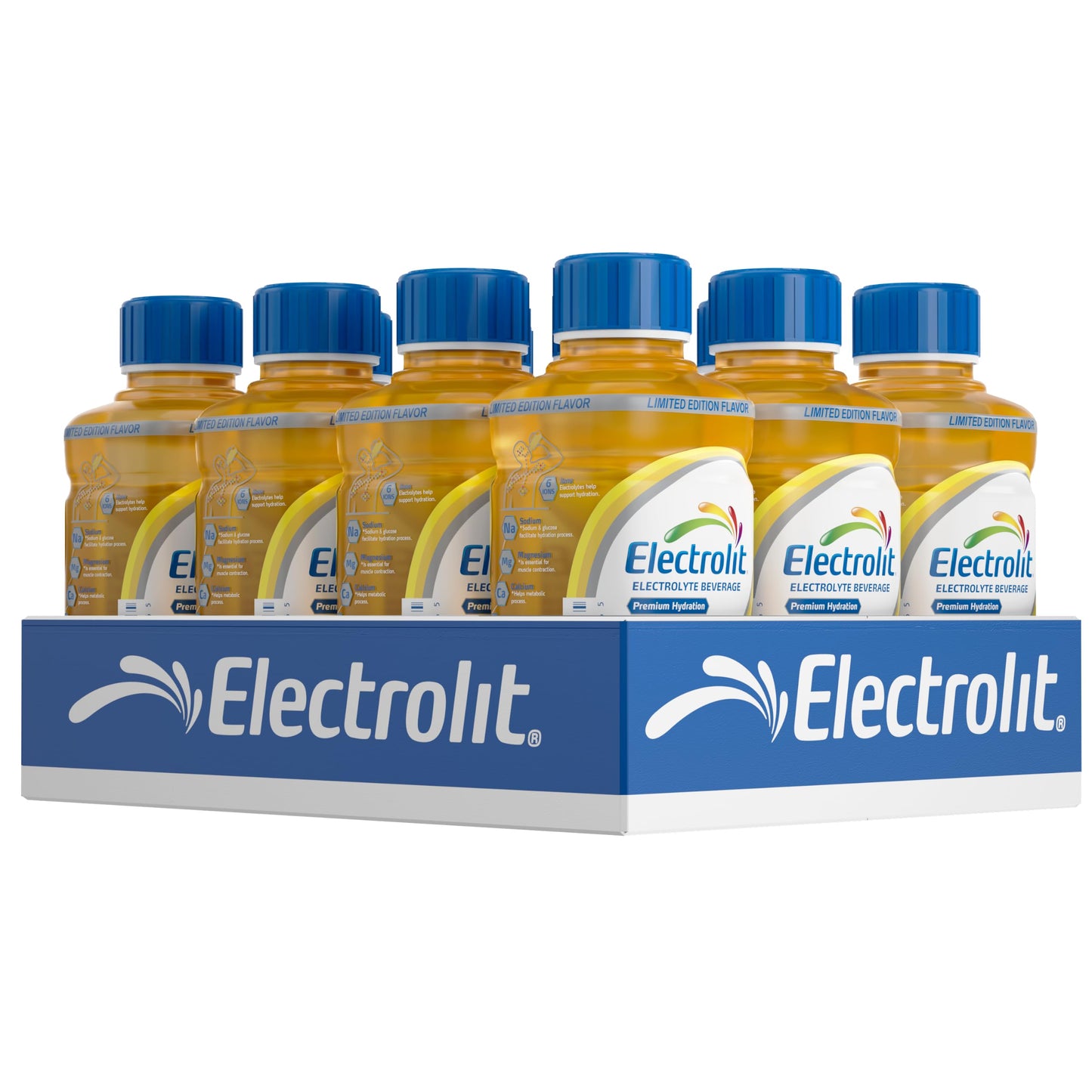 Premium Electrolyte Hydration Drink with Magnesium Potassium & Calcium 12 Pack
