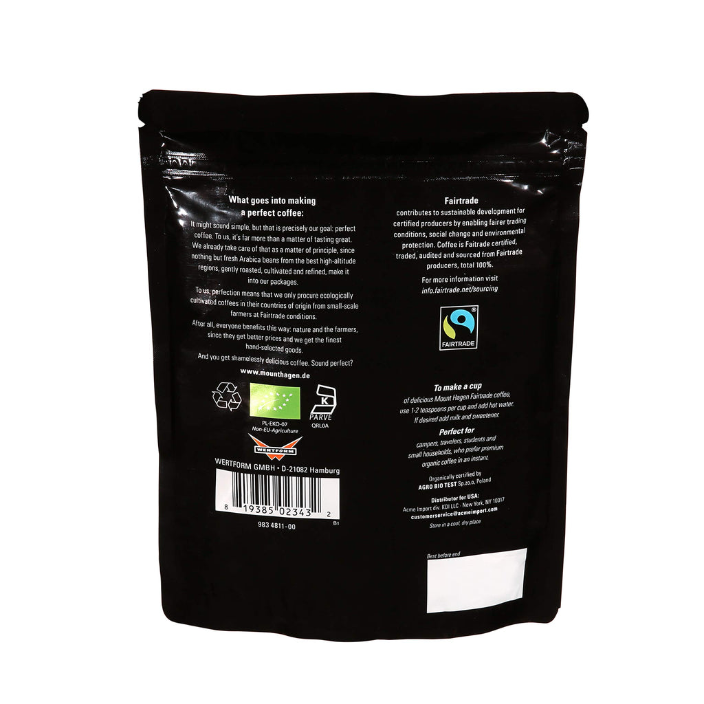 Organic Freeze Dried Instant Arabica Coffee Medium Roast 2 Pack