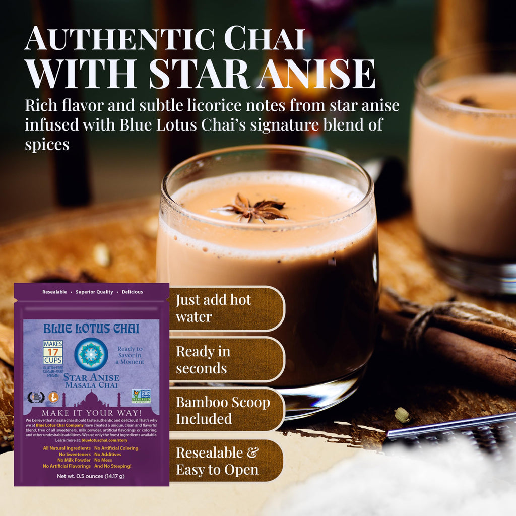 Blue Lotus Chai Star Anise Variations