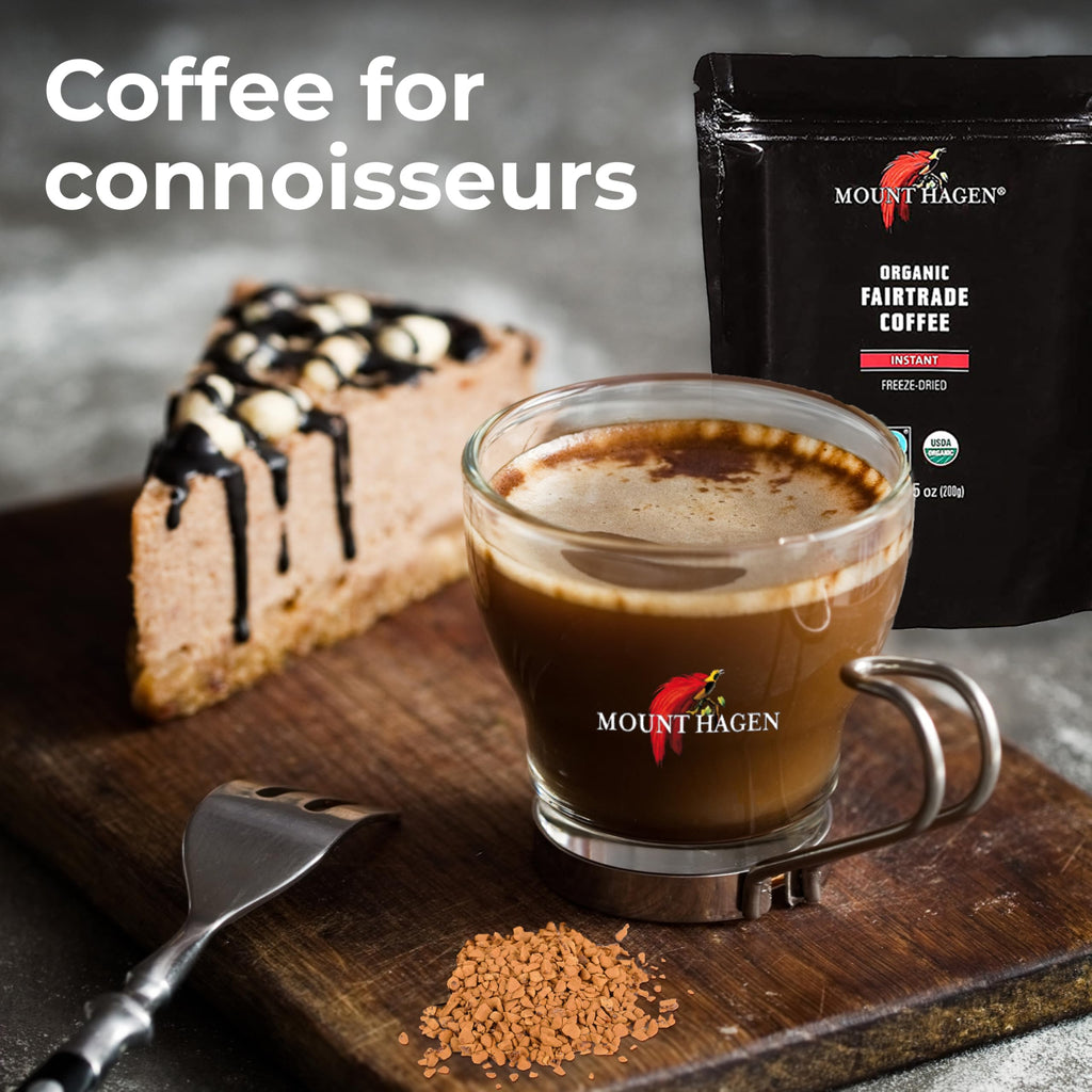Mount Hagen Organic Fair Trade Freeze Dried Instant Coffee Variations