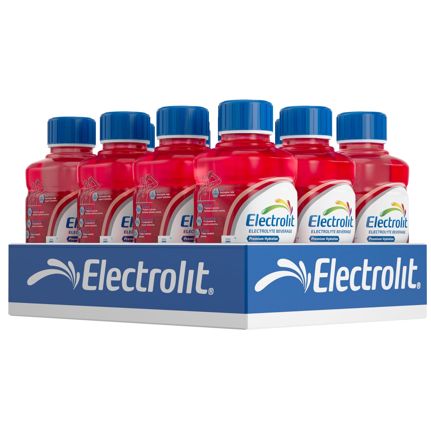 Premium Electrolyte Hydration Drink with Magnesium Potassium & Calcium 12 Pack