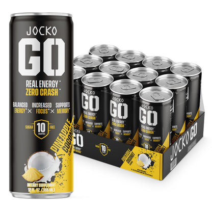 Sugar Free Energy Drink with Electrolytes and Focus Support Blend 12 Pack