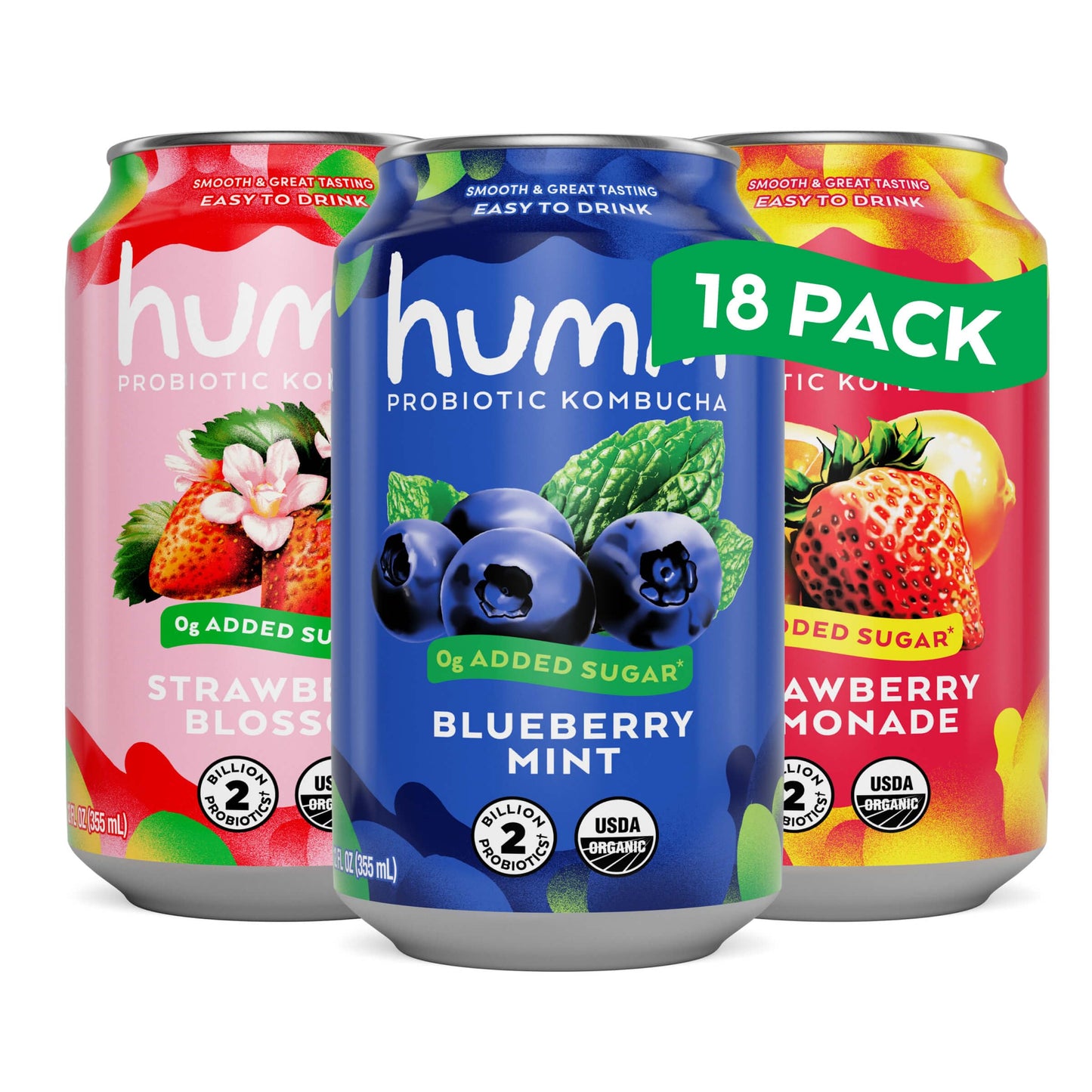 Humm Original Kombucha, Organic, Vegan & GMO Free