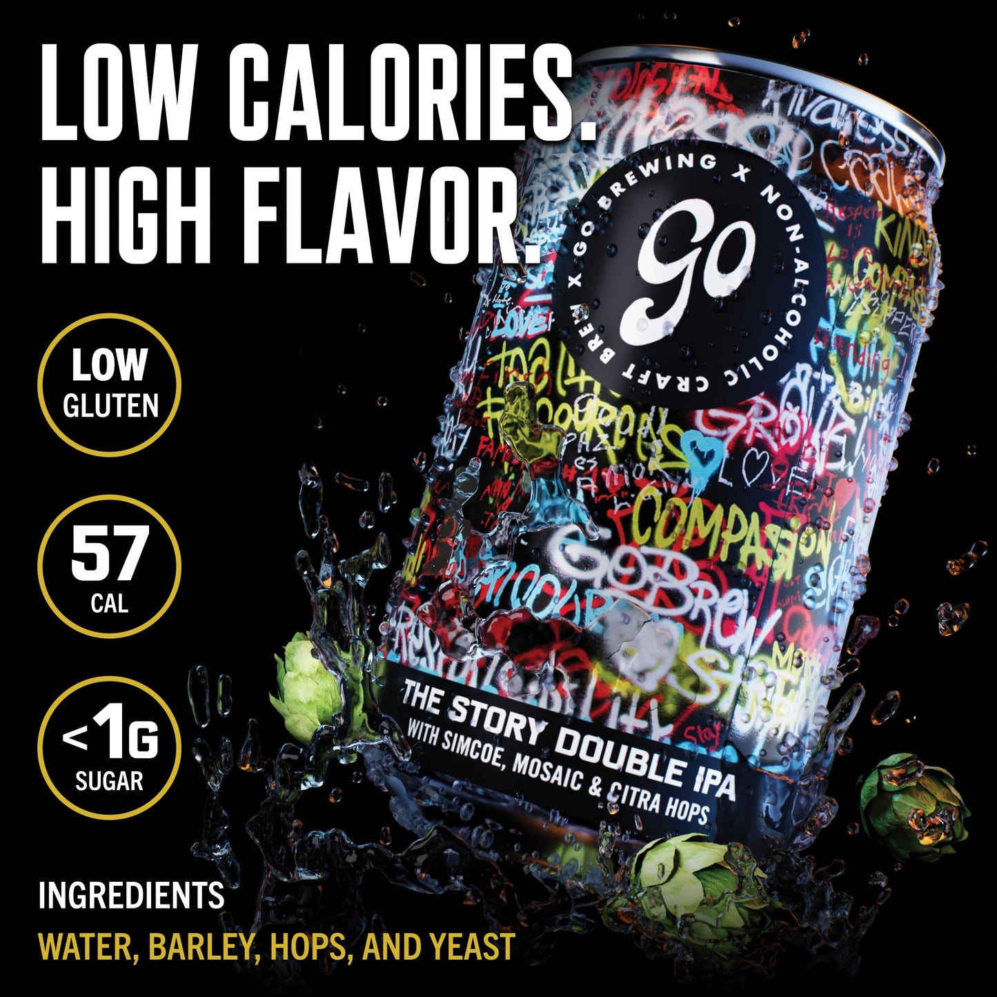 Go Brewing NA Beer, 12 Pack (12 oz)