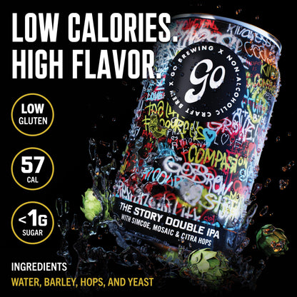 Go Brewing NA Beer, 12 Pack (12 oz)