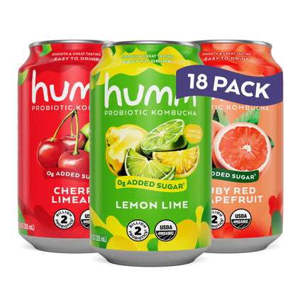 Humm Original Kombucha, Organic, Vegan & GMO Free
