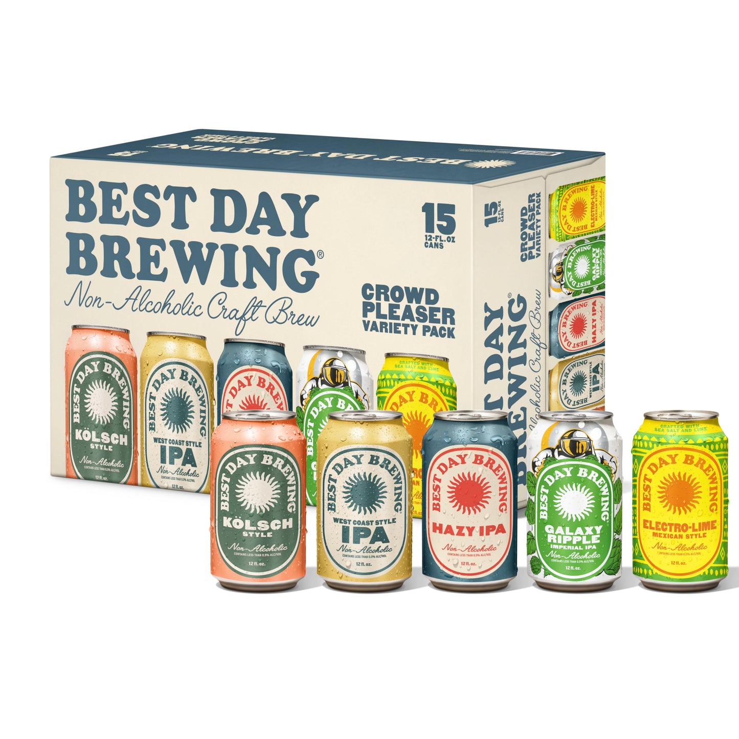Best Day Brewing, Non Alcoholic Variety Pack