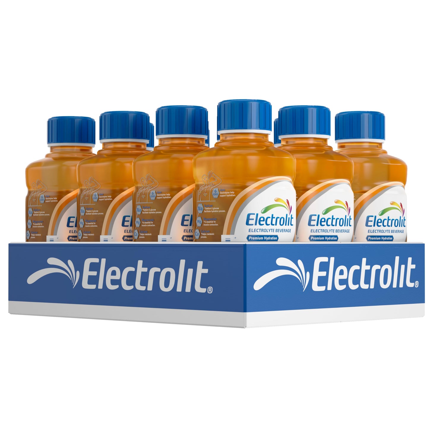 Premium Electrolyte Hydration Drink with Magnesium Potassium & Calcium 12 Pack