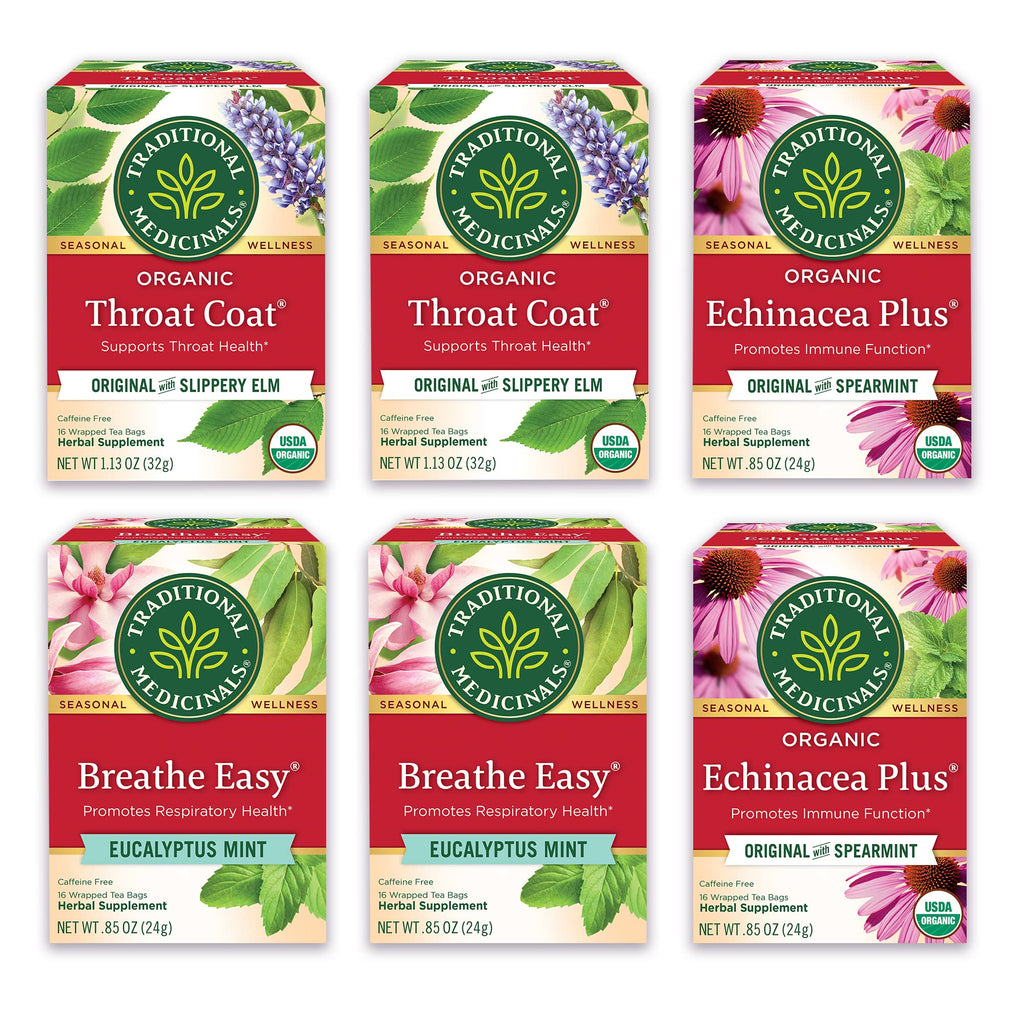 Traditional Medicinals Organic Seasonal Care Variety Pack, 96 Tea Bags