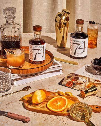 Non Alcoholic Bourbon Whiskey Alternative for Mocktails & Cocktails 750ml