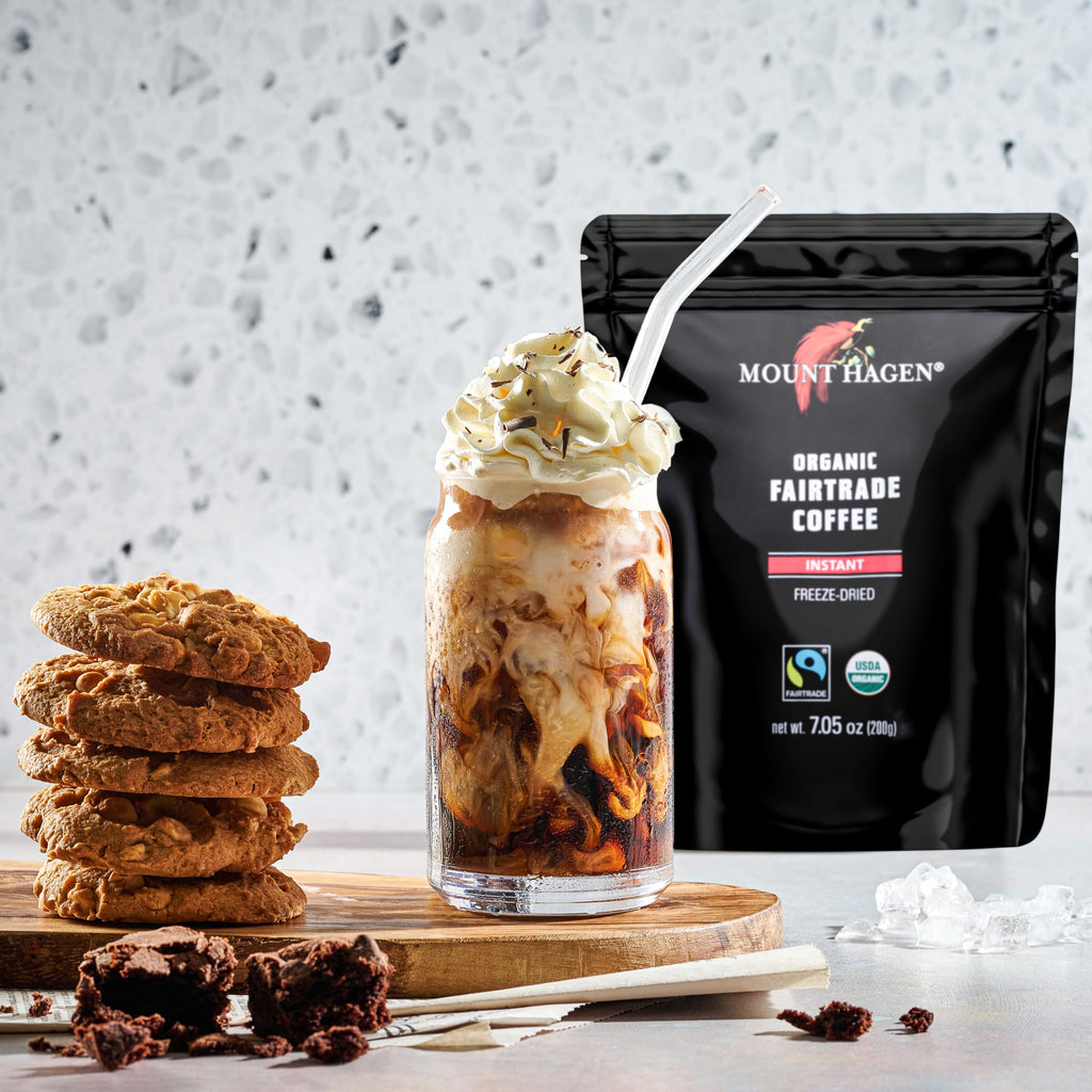 Mount Hagen Organic Fair Trade Freeze Dried Instant Coffee Variations