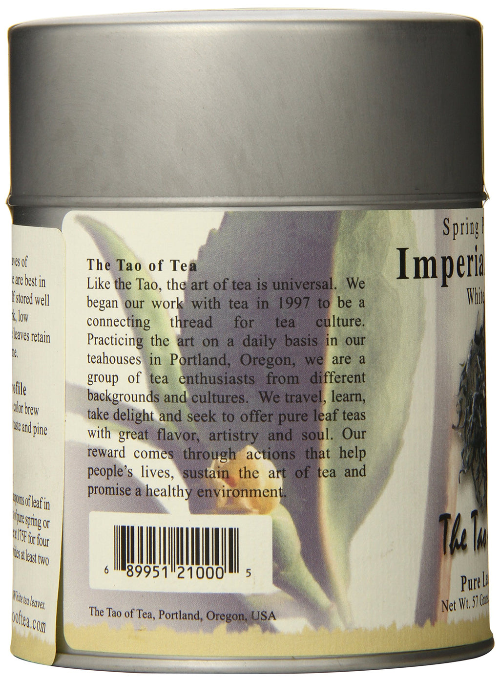 The Tao of Tea Tao of Tea, Imperial White Tea, Loose Leaf